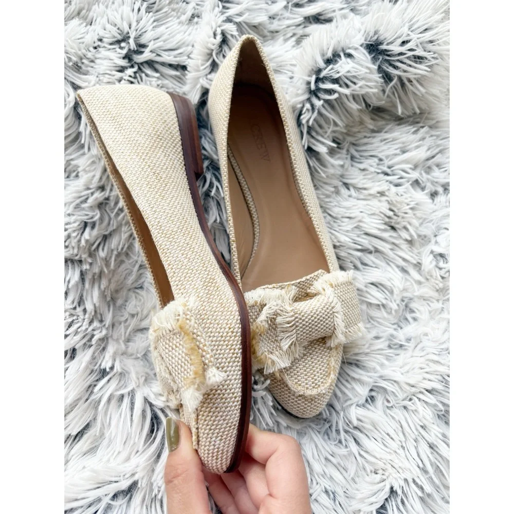 J.Crew Collins‎ Basket Weave Loafers